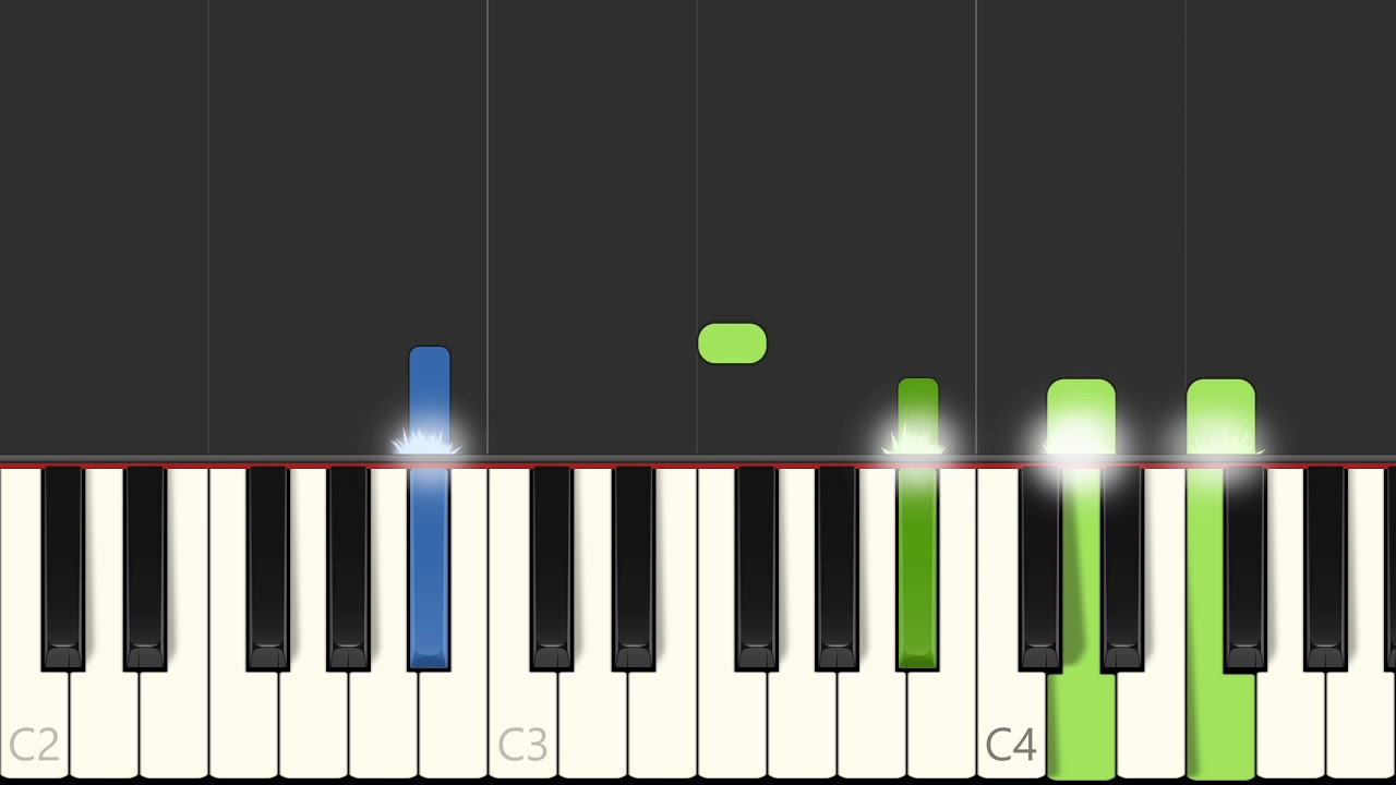 Amsterdam Coldplay Piano Sheet Music Synthesia Preview YouTube