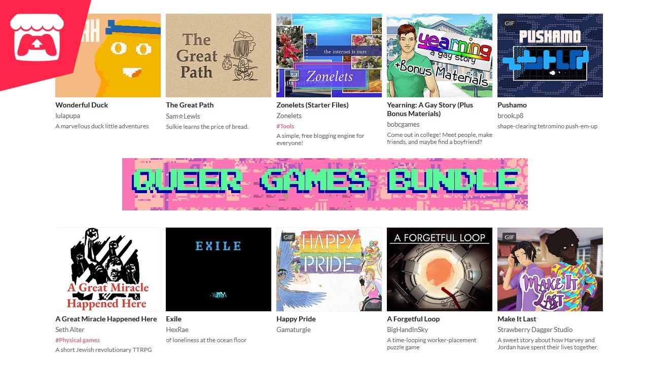 Queer Games Bundle 2022 - Pay What You Can Edition!