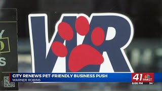 City of Warner Robins encouraging more businesses to become pet-friendly