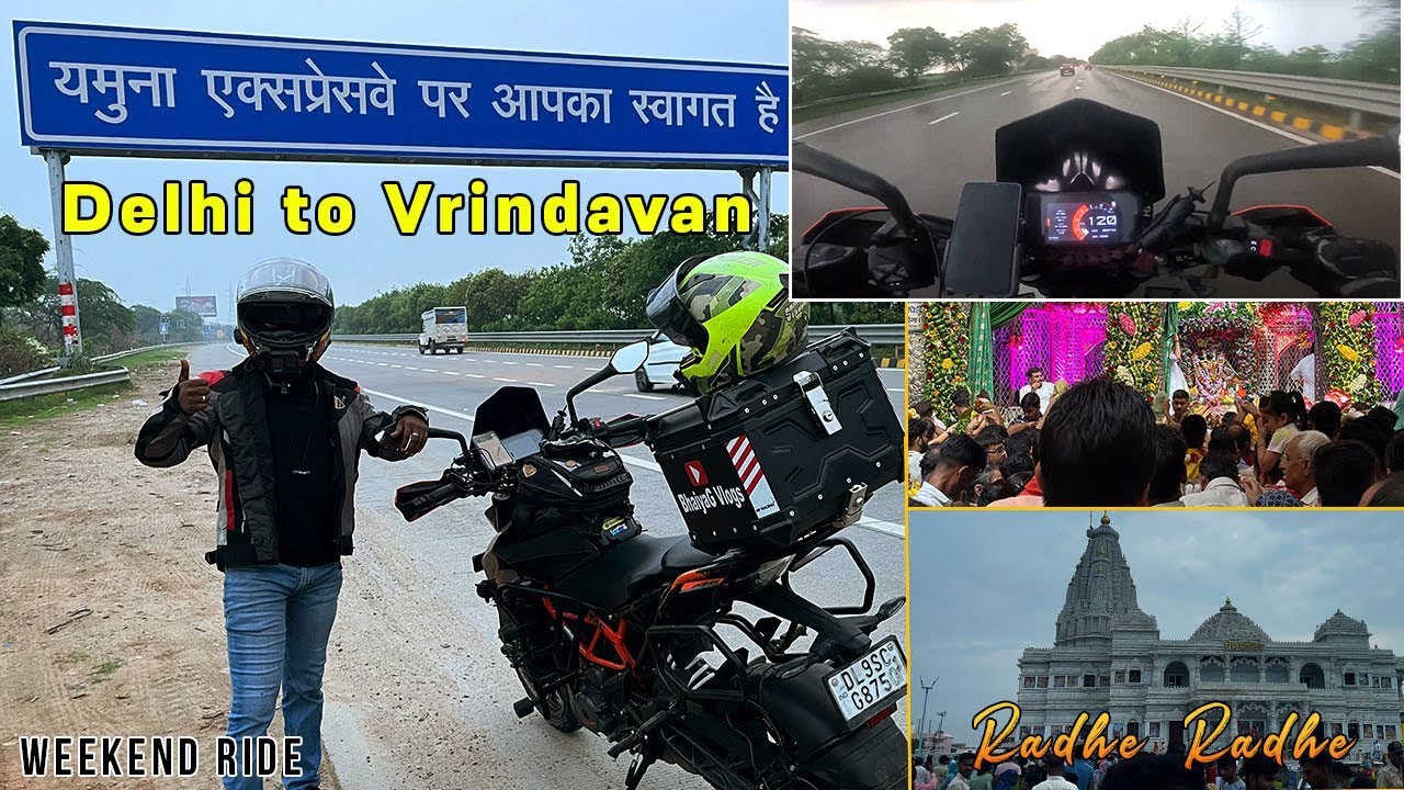 120+ KM/h Speed Se Vrindavan Road Trip! 🚗 | Delhi to Vrindavan Vlog