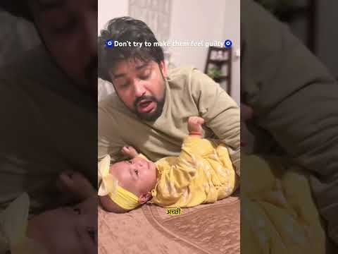 🧿Don’t try to make them feel guilty🧿 #fatherdaughter #fightback #babygirl #akashkiaavya #gandhi
