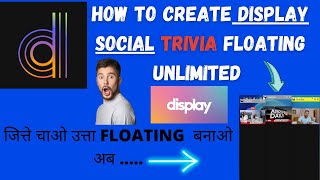 How To Create Floating { Display Social Trivia } 🔥 Only In Video - Watch Now screenshot 1