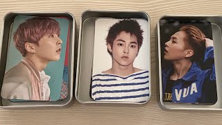 Unboxing EXO 10th anniversary MD ( Repackage PC set, Necklace and Lucky card) #exo #kpopcollection