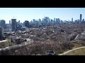 Bird's eye view of dramatic effect coronavirus pandemic has had on Toronto