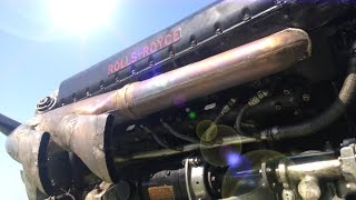 Merlin XX With Mosquito NF.11 Flame Dampers. GoPro Version