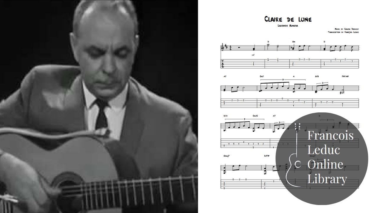 Claire de Lune Samba - Laurindo Almeida (Transcription)