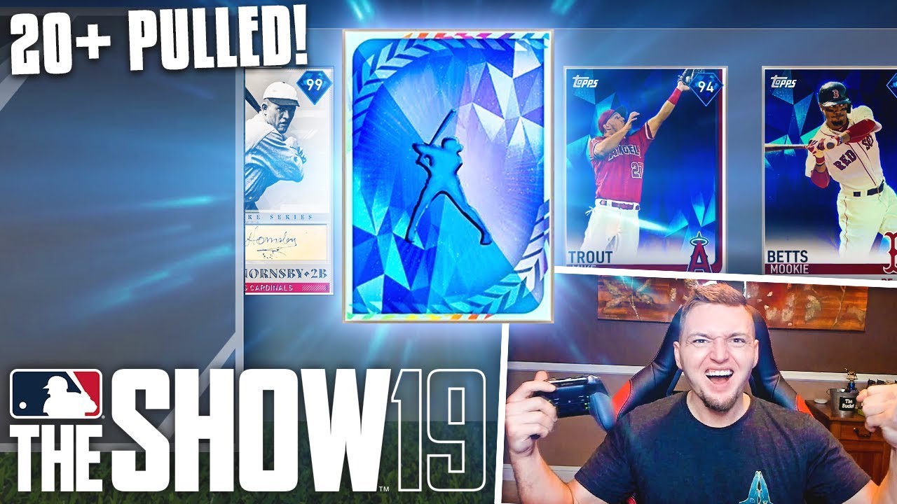 *22 DIAMONDS PULLED* MLB THE SHOW 19 BEST PACK OPENING YOU'LL EVER SEE