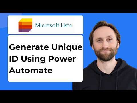 How to Generate Unique ID for Microsoft Lists Records Using Power Automate [2026 Guide]