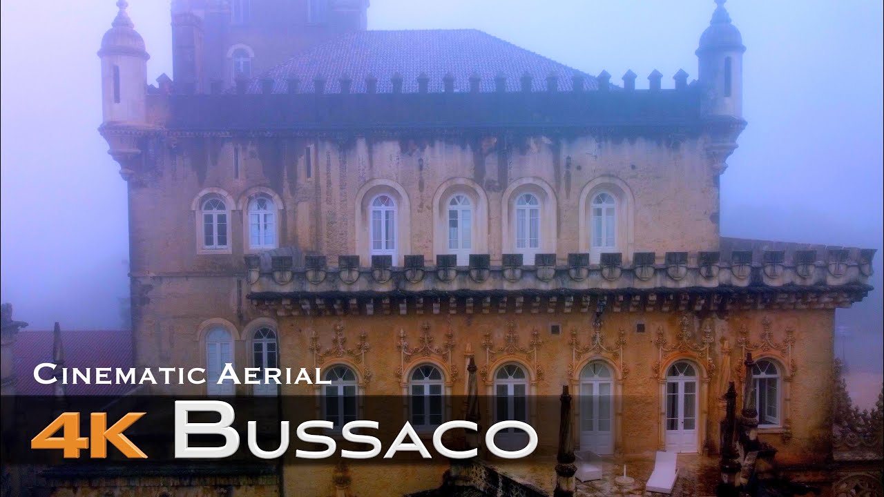 Buçaco 🇵🇹 Bussaco Drone Aerial 4K | Luso Mealhada Aveiro PORTUGAL