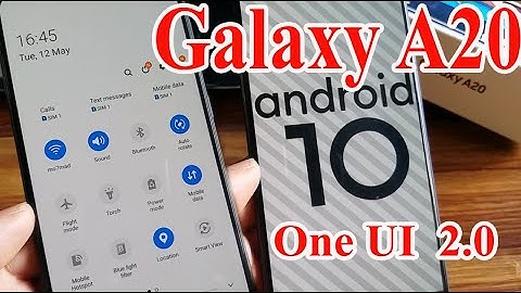 How to Update Galaxy A20 to android 10 Q One UI 2.0 & Quick Review
