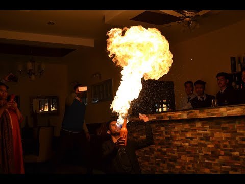 fire flair bartender