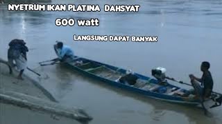 NYETRUM, paling dahsyat di sungai bengawan solo dapat ikan banyak