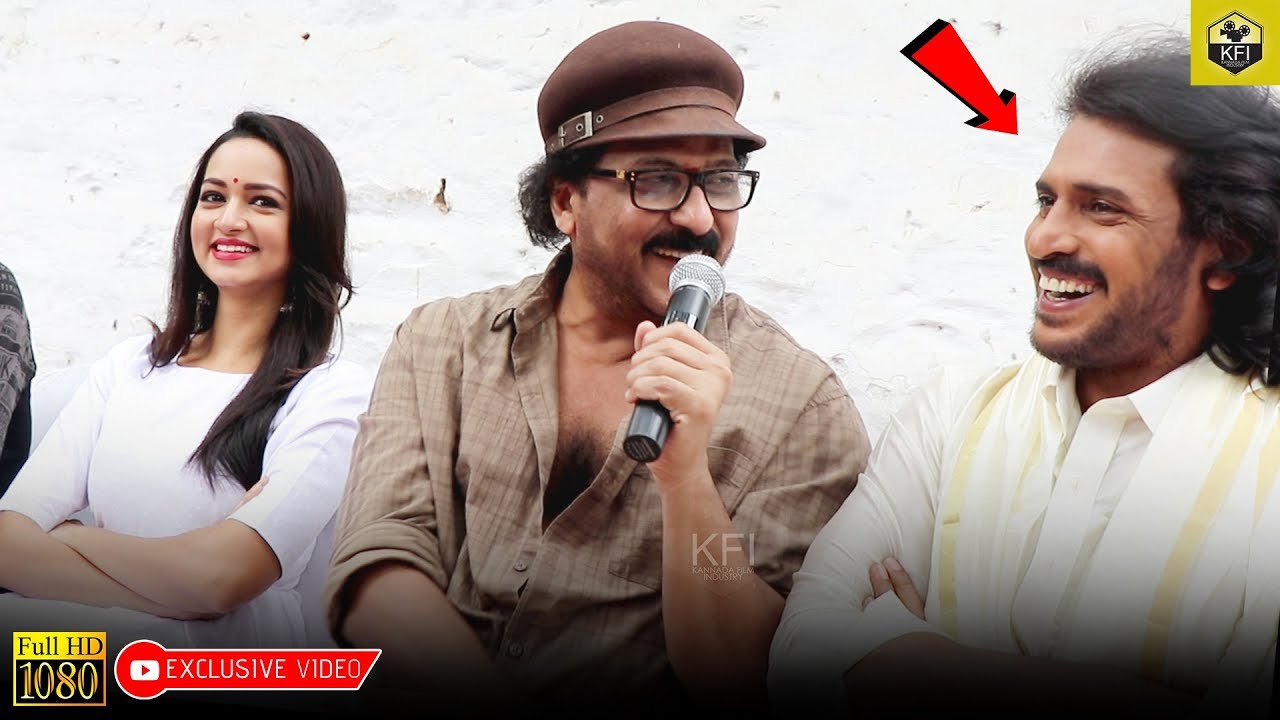 Ravichandran S Most Funny Speech Infront Of Media About His New Movie Ravichandra With Upendra Youtube