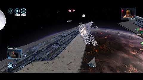 SWGOH 7* Executor mirror going second.