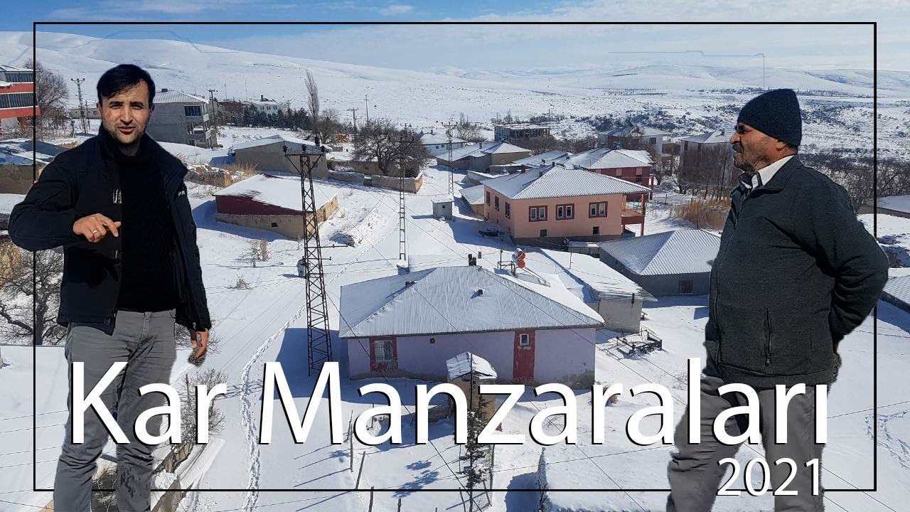 Kar Manzaraları 2021 (Sonuna kadar izleyin. ) | Höplek Köyü