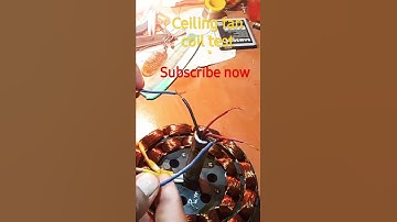 Ceiling fan coil test short video !#coil #electric #subscribe