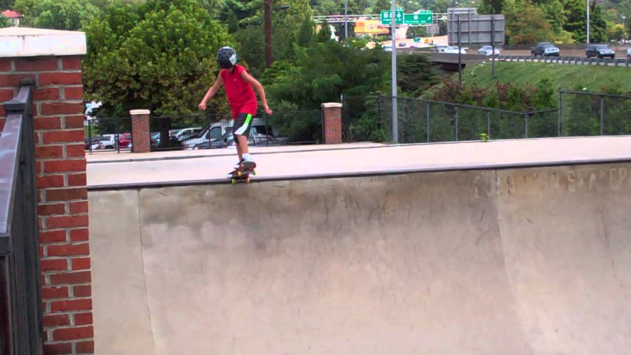 Asheville skate park super ollie YouTube