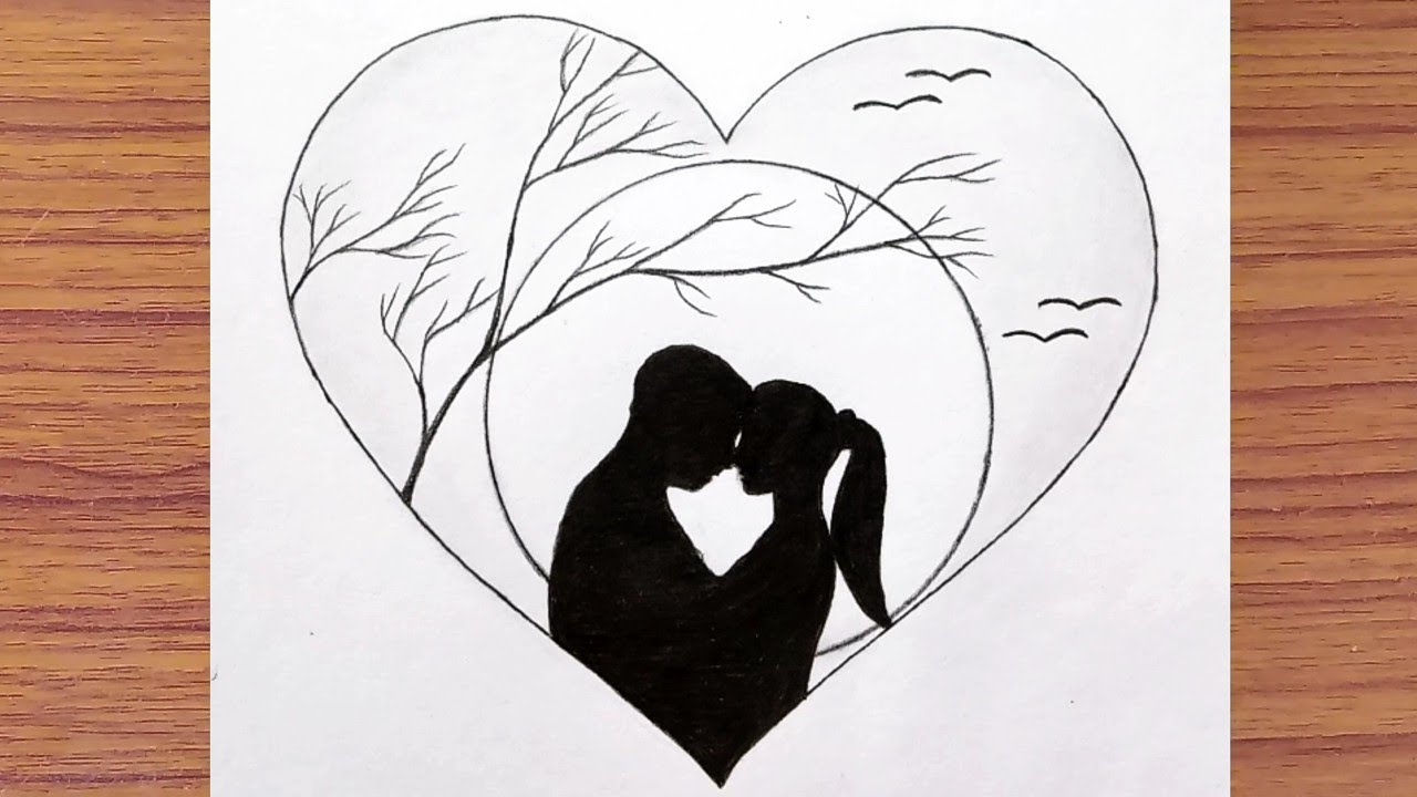 Romantic Couple Drawing