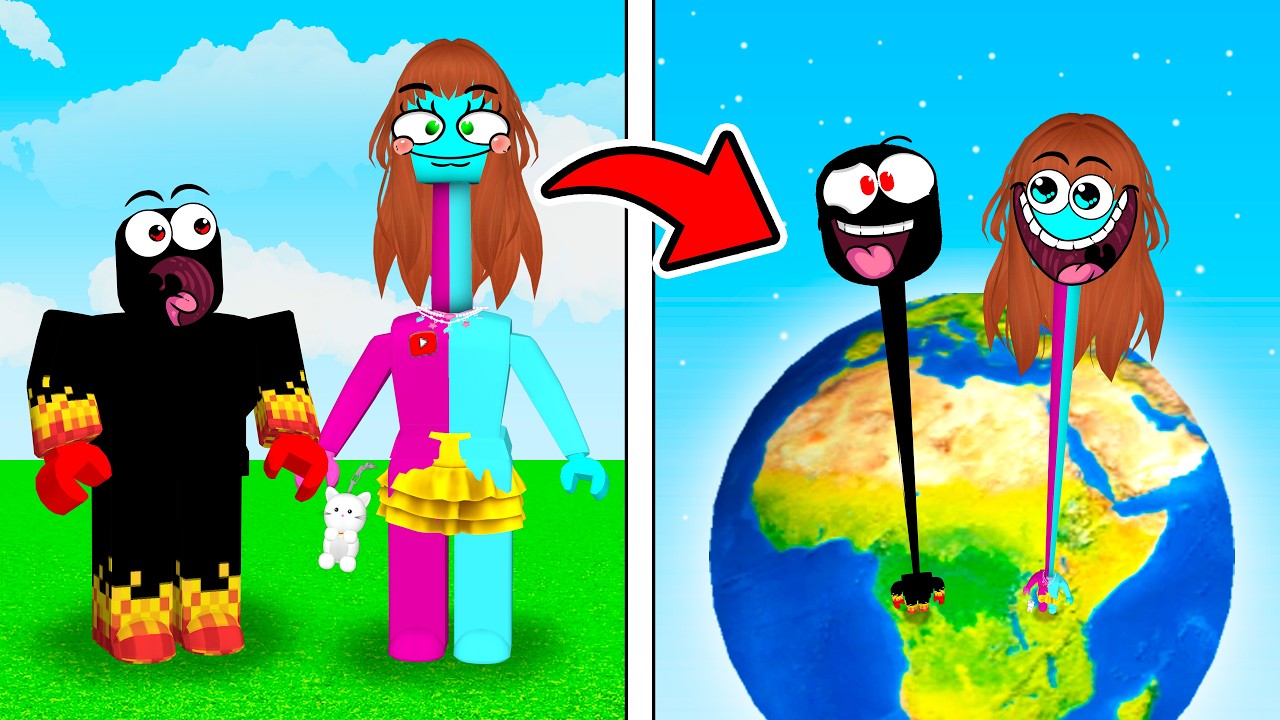 A Cada Segundo Pescoço FICA MAIOR no Roblox!