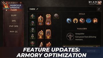 Diablo Immortal - March 8 FEATURE UPDATES: Armory Optimization