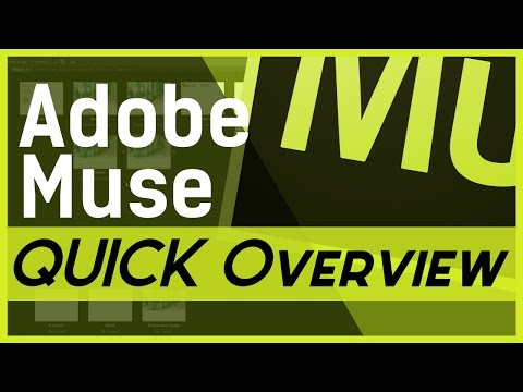 Adobe Muse - यह तय करने के लिए कि क्या यह आपके लिए है, त्वरित अवलोकन!