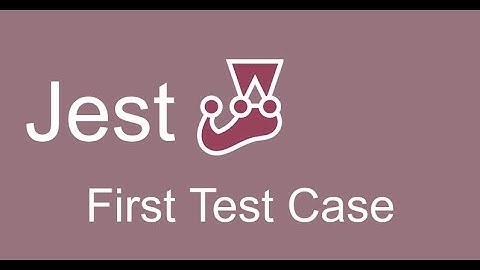 Jest tutorial #2 test first case | unit test