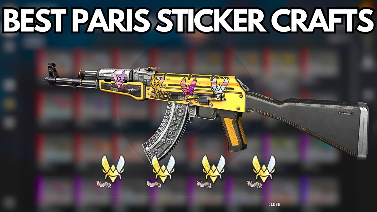the BEST PARIS STICKER CRAFTS! (CSGO Major Sticker Sale) #csgo