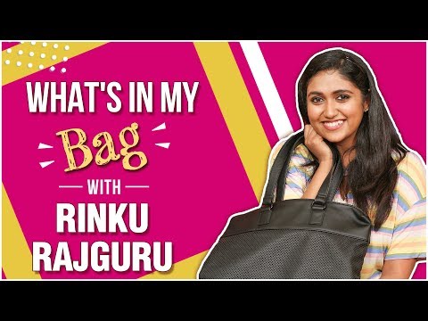 What's In My Bag ft. RINKU RAJGURU | Fashion & Lifestyle | MAKEUP | 7th Feb 2020
