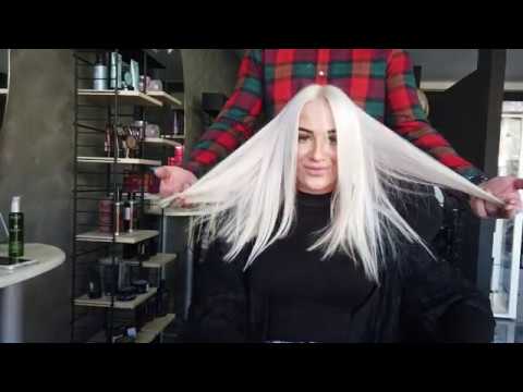 Hair by Mario - Kako dobiti platinasto plavu boju kose + tretman Be Fabulous /REVLON/