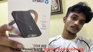 TORETO POWERBANK | REVIEW AND UNBOXING | 1000mah Battery With Wireless Charging!!!