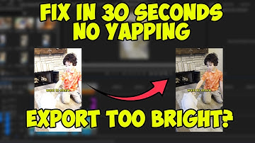 Premiere Pro Export Too Bright? Here