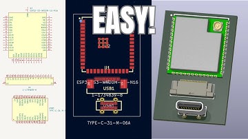 Easy - KiCad Symbol, Footprint and 3D Model!