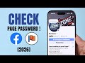 how to Check Your Facebook page password 2026!