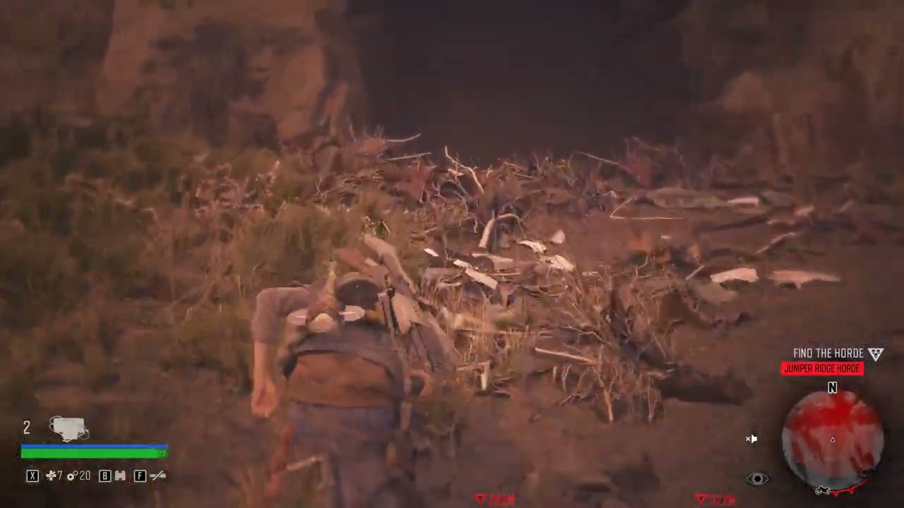 Days Gone Part 56 - Juniper Ridge Horde in 37 seconds (125 Freaks)