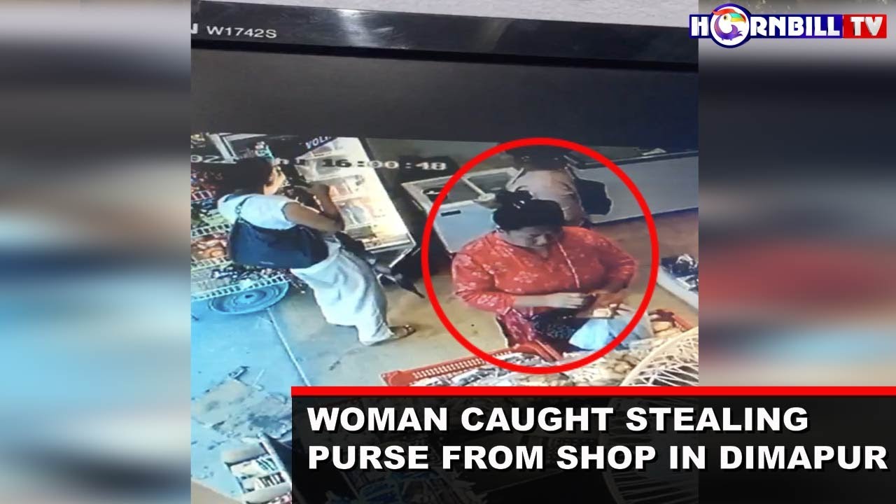 ROBBERY CAUGHT ON CCTV: WOMAN CAUGHT STEALING PURSE FROM SHOP IN ...