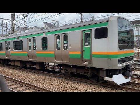 横須賀線 武蔵小杉〜西大井間 E231系1000番台 通過