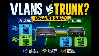 How to Configure VLANs and Trunk Ports on Cisco Switches | Packet Tracer