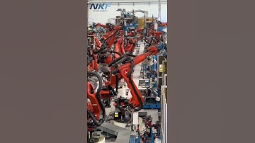 🦾🦾KUKA robot robotic production line of automotive parts💕💕Our cable package and fixtures