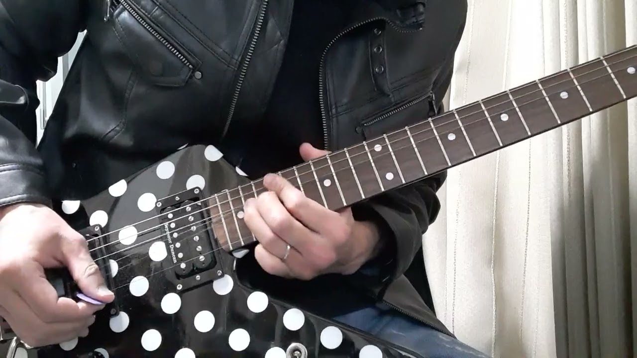 Def Leppard/Foolin' guitar solo cover