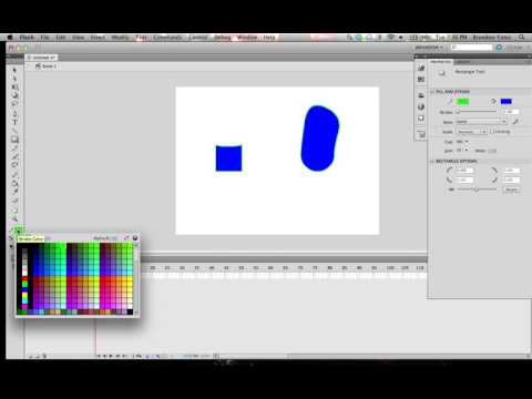 Flash's Shape and Object Drawing Modes