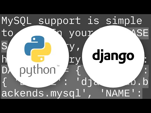 Setting Django up to use MySQL