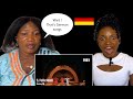 African mom seeing 1980s german song for the first time 