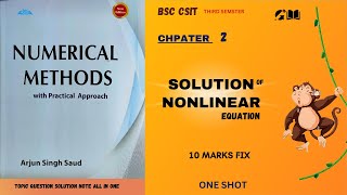 Celebrity Nonlinear Equation - One shot| Numerical Method| Chapter - 2: #csit #gyanwala Wealth