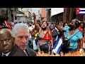 Se formo se les cayo la mentira  cubanos acaban con canel y lazo  ultimas noticias de cuba hoy