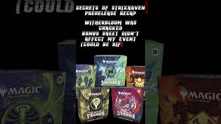 COMMANDERMANIA Secrets of Strixhaven Prerelease Recap #mtgstrixhaven #mtg #sealed #prerelease