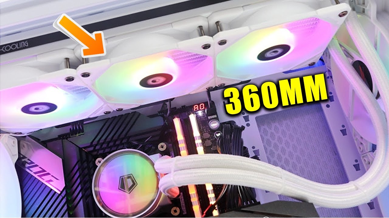 ID-COOLING ZoomFlow 360 XT SNOW 4 Pin PWM ARGB İşlemci Sıvı