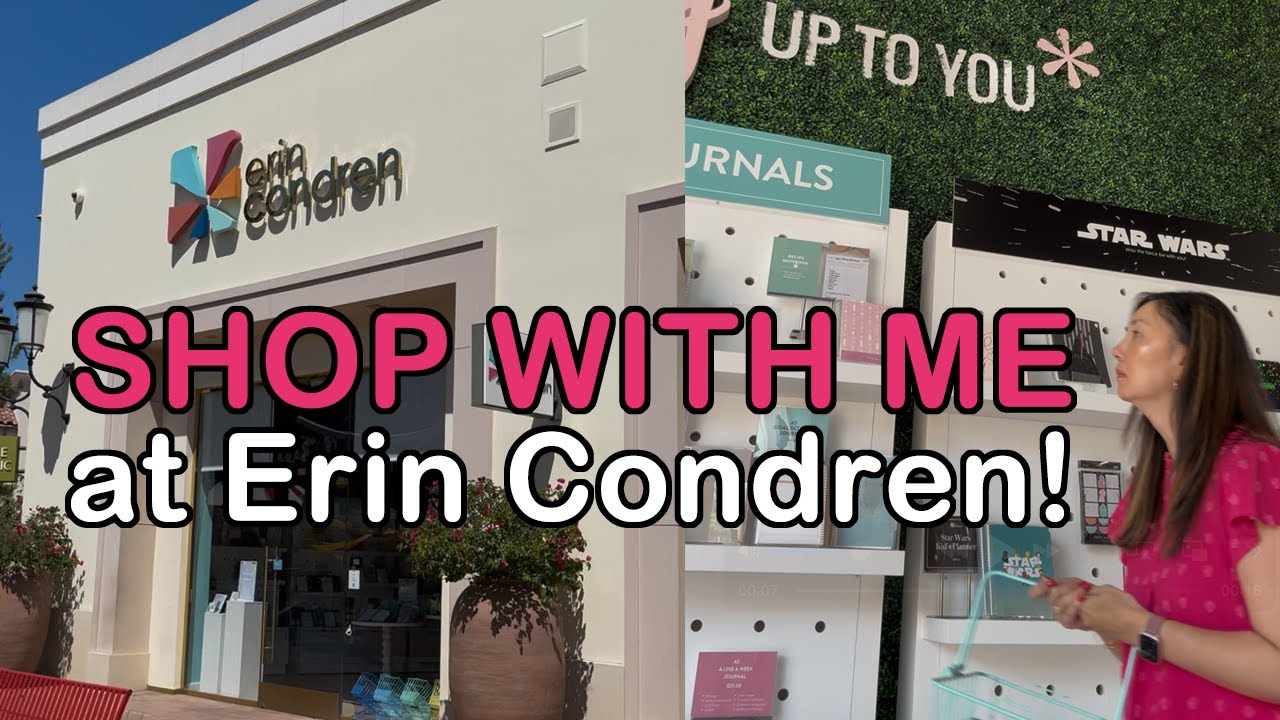 Shop with Me at the Erin Condren Store in Irvine! | Full Store Tour + Stationery Haul