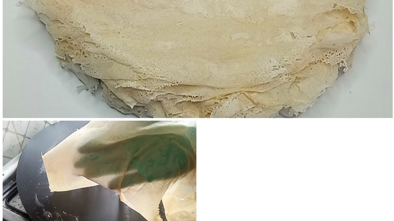 #طريقه عمل الكسرة السودانية ( الرهيفه) sudanese kisra