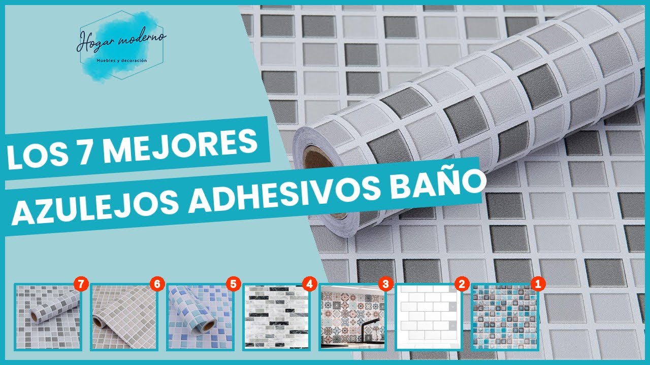 Los 7 mejores azulejos adhesivos baño 