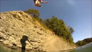 GoPro Hero HD Cliff Diving Hillsville, PA